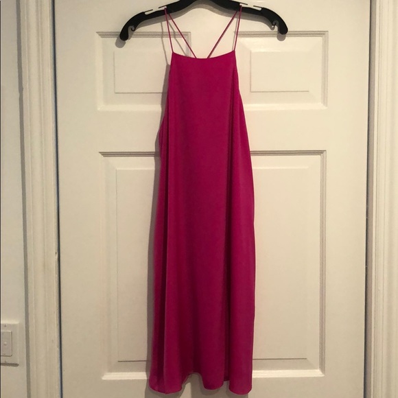 ralph lauren hot pink dress